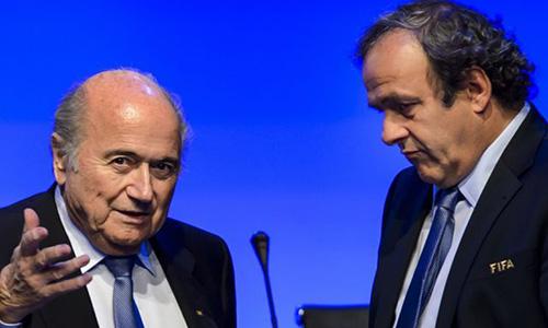 Blatter blames FIFA crisis on Platini, 'bad losers' Blatter blames FIFA crisis on Platini, 'bad losers'