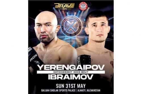 Dias Yerengaipov now faces Ryskulbek Ibraimov at BRAVE CF 105 