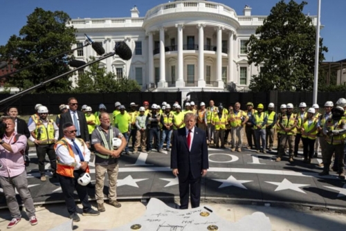 Trump unveils New White House Helipad Amid Construction Spree