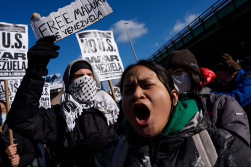 Protests Erupt in NYC Over Venezuala President Maduro’s Detention Protests Erupt in NYC Over Venezuala President Maduro’s Detention