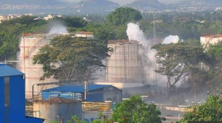 Toxic gas leak near Visakhapatnam 