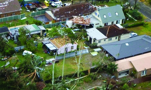 Australia's Sydney lashed by tornado-like thunderstorm
