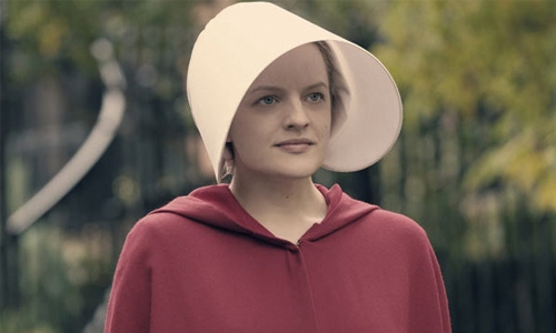 Moss wins actress Emmy for 'The Handmaid's Tale' Moss wins actress Emmy for 'The Handmaid's Tale'