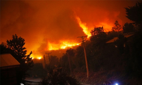 Six people killed by Chile wildfires