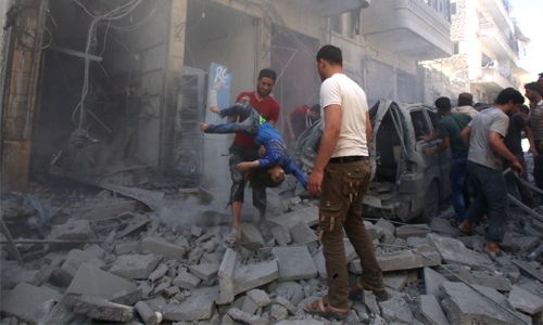 Regime bombardment kills 12 civilians