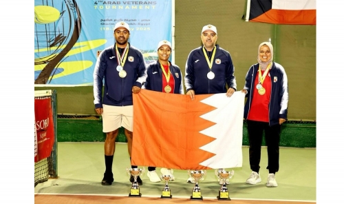 Outstanding Performance by Bahrain’s Interior Ministry Tennis Players in Egypt