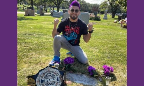 “Hey dad, I did it!”: Torres visits his father’s grave following emotional title win at BRAVE CF 73 “Hey dad, I did it!”: Torres visits his father’s grave following emotional title win at BRAVE CF 73