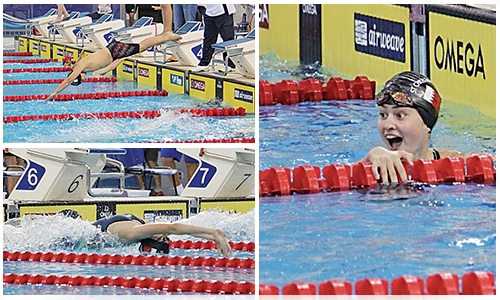 St Chris students compete in National Swimming Championships