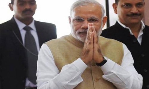 PM Modi visits attacked Indian air base near Pakistan