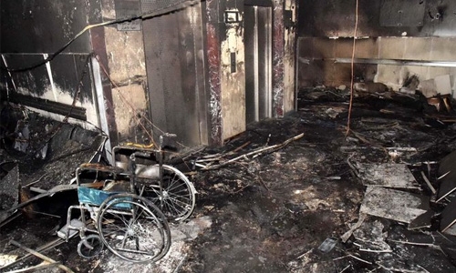 She refused to leave her mother... and both burned to death