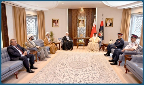 Bahrain Interior Minister Meets Islamic Affairs Delegation, Pledges Continued Ashura Security Cooperation Bahrain Interior Minister Meets Islamic Affairs Delegation, Pledges Continued Ashura Security Cooperation