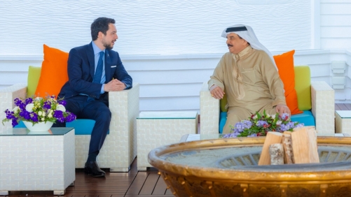 HM King Hosts Jordan’s Crown Prince