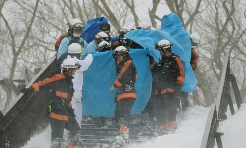 Eight students killed in Japan avalanche