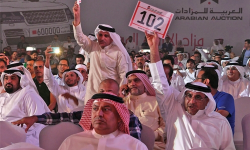 BD1.725 million revenue from private number plates auction
