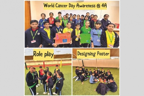 New Millennium School Observed GCC Cancer Week And World Cancer Day 