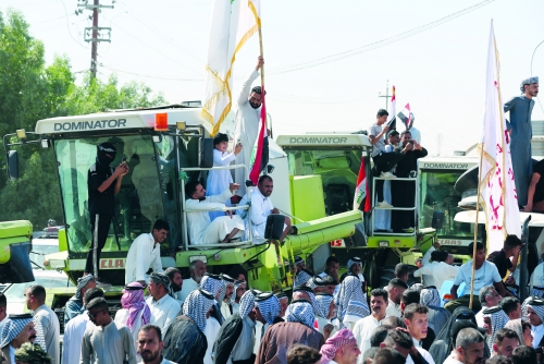 Iraqi farmers protest cultivation ban amid drought 