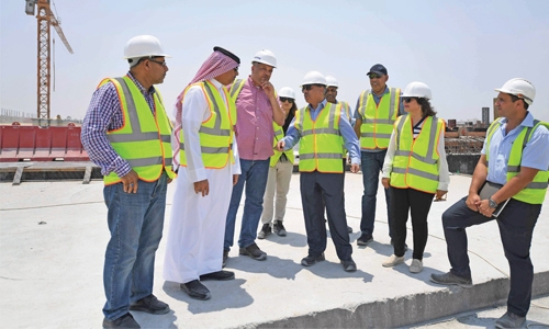Woks Minister inspects North Town road project