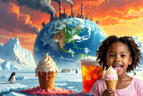 Global warming linked to consumption of sugary drinks, ice cream Global warming linked to consumption of sugary drinks, ice cream