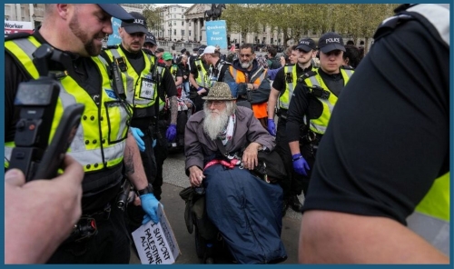 Over 200 arrested at pro-Palestinian rally in London