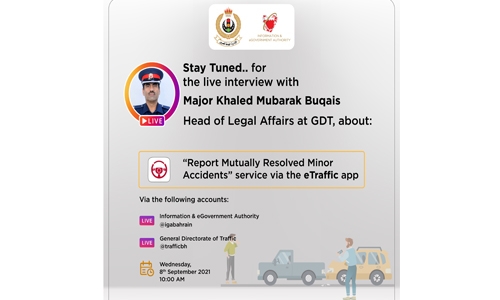 Insta Live session on minor traffic accidents reporting services
