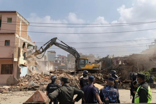 Nepal PM defends squatter settlement clearances Nepal PM defends squatter settlement clearances