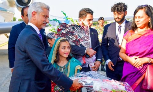 India foreign minister lands in Pakistan India foreign minister lands in Pakistan