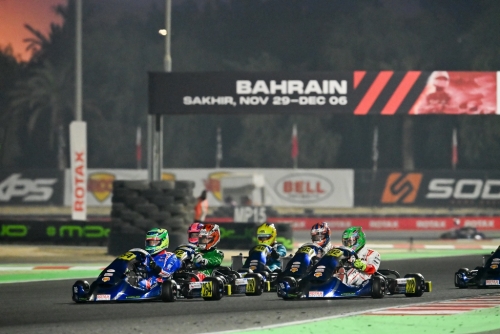Final dash at Bahrain karting finals