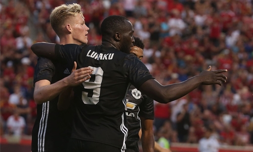 Lukaku opens account as Man United win Lukaku opens account as Man United win