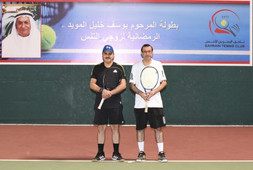 Al Dawani-Al Bahraini to meet Al Mahmood-Choi for doubles title