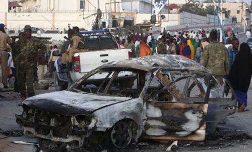 Death toll rises to 14 after Mogadishu bombings Death toll rises to 14 after Mogadishu bombings