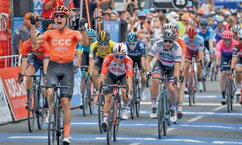 New Zealand’s Bevin wins second Tour Down Under stage to lead New Zealand’s Bevin wins second Tour Down Under stage to lead