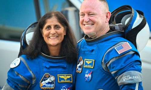 Liftoff, finally: Boeing Starliner launches first crew on third try