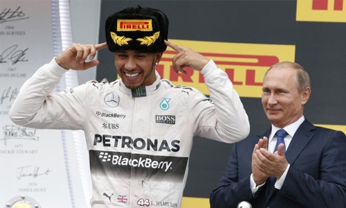 Formula One : Hamilton tops third practice in Sochi Formula One : Hamilton tops third practice in Sochi