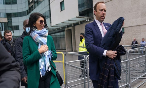 UK government to probe leak of Hancock footage