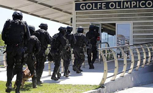 Rio Olympic police train in shadow of Paris attacks