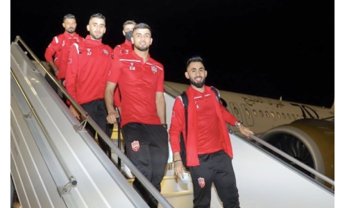 Bahrain arrive in Doha for Arab Cup