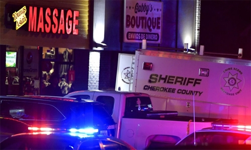 Georgia massage parlor shootings leave 8 dead; man captured Georgia massage parlor shootings leave 8 dead; man captured