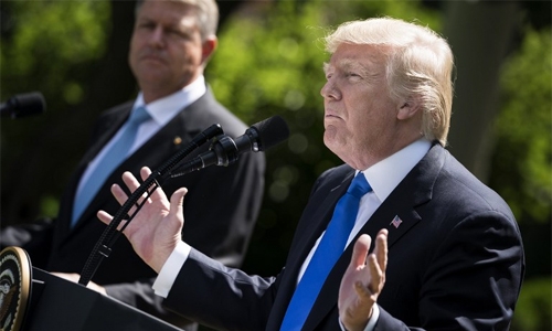 Trump says US committed to NATO's mutual defense pledge Trump says US committed to NATO's mutual defense pledge