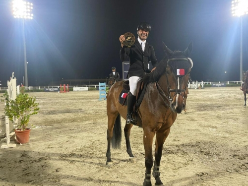 Ahmed Al Jahrami excels in Al Ain Show Jumping Championship