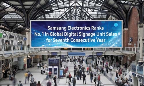Samsung tops digital signage sales 