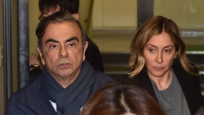 Japan issues arrest warrant for Carlos Ghosn's wife Japan issues arrest warrant for Carlos Ghosn's wife