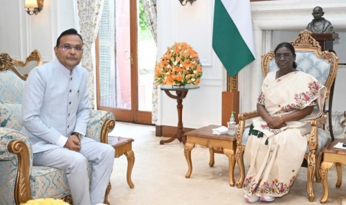 New Ambassador To Bahrain Receives Credentials From indian President New Ambassador To Bahrain Receives Credentials From indian President