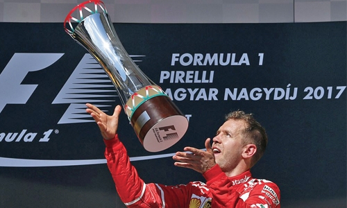 Vettel wins Hungarian GP