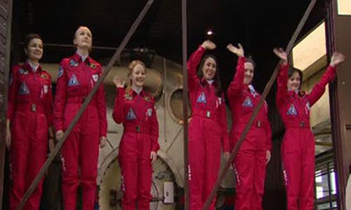 All-female Russian crew starts Moon mission test