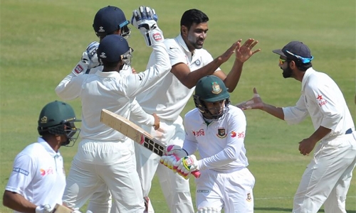 India win one-off Bangladesh Test by 208 runs