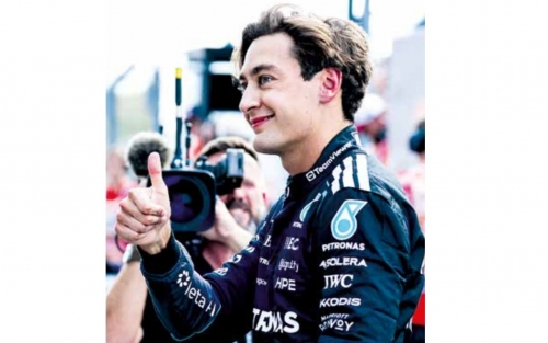 Russell roars to Dutch GP sprint pole, Antonelli fifth Russell roars to Dutch GP sprint pole, Antonelli fifth