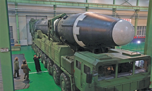 Imagery shows  larger, powerful  NKorean missile