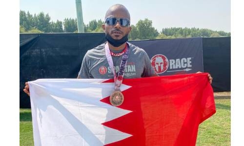 Bahraini Nawaf Mubarak takes podium place in Abu Dhabi Spartan race