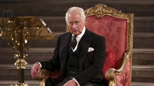 UK's King Charles pledges to follow queen's example of selfless duty