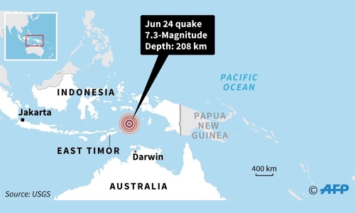 Powerful Indonesian quake felt in Australia